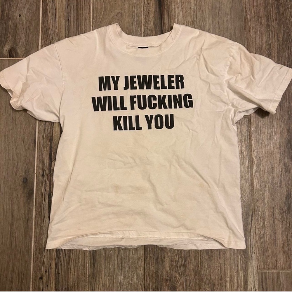 White Graphic Tee